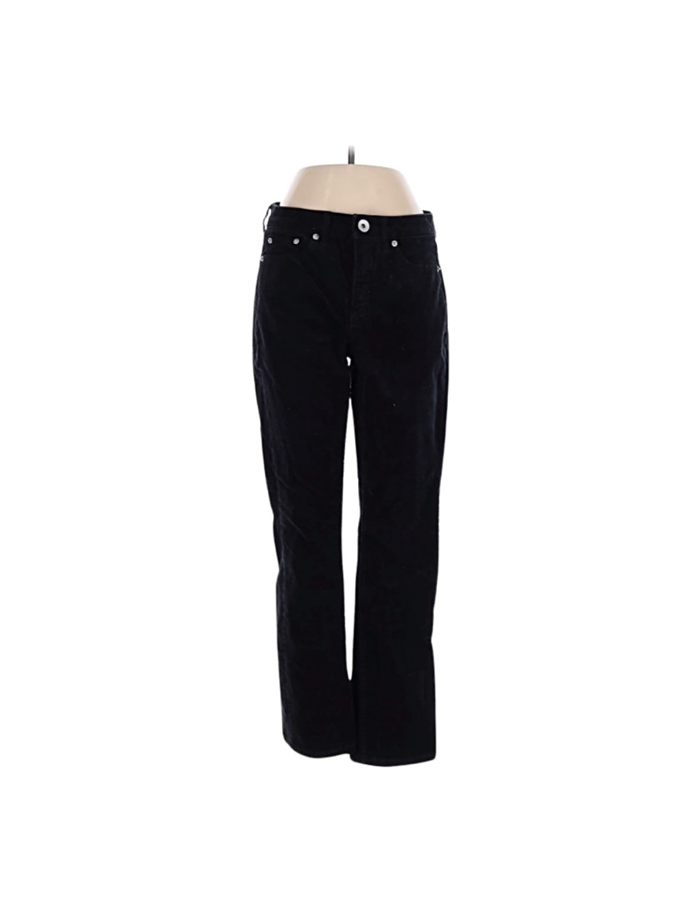 Vineyard Vines Black Corduroy Pants Straight Leg High Rise Winter Preppy Retro